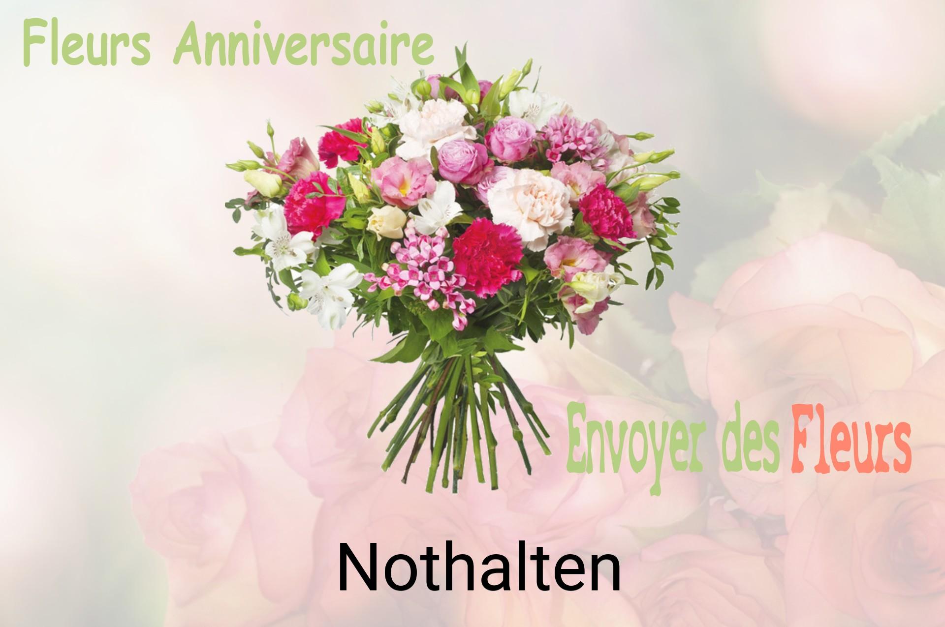 Bouquet de fleurs d’anniversaire livré à Nothalten