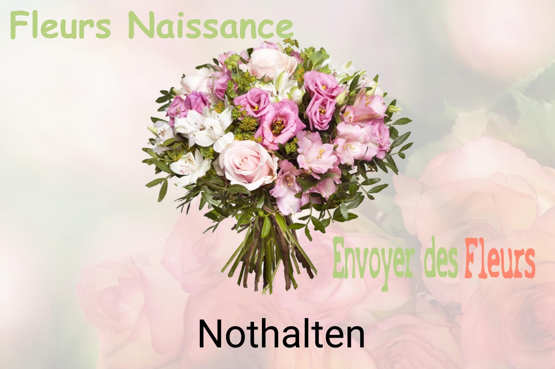 Bouquet de fleurs de naissance livré à Nothalten
